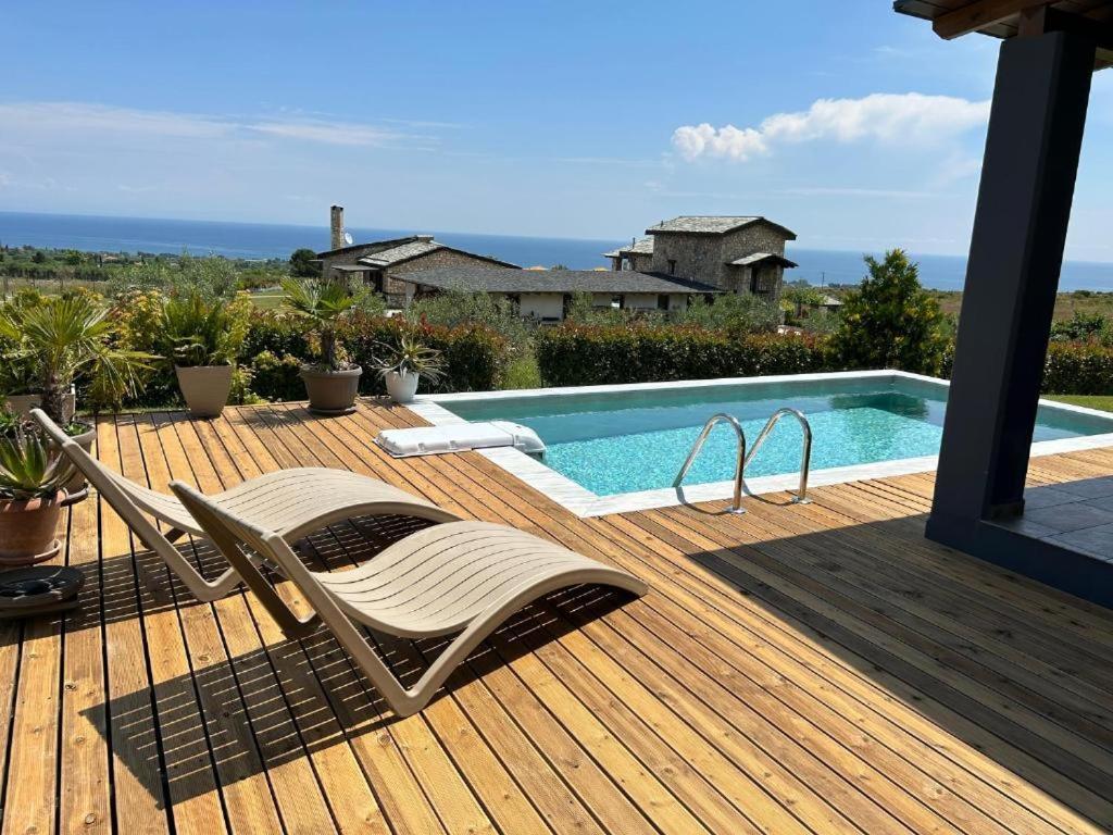 Zeusplace Pool Villa Olympus Riviera Litochoron Bagian luar foto